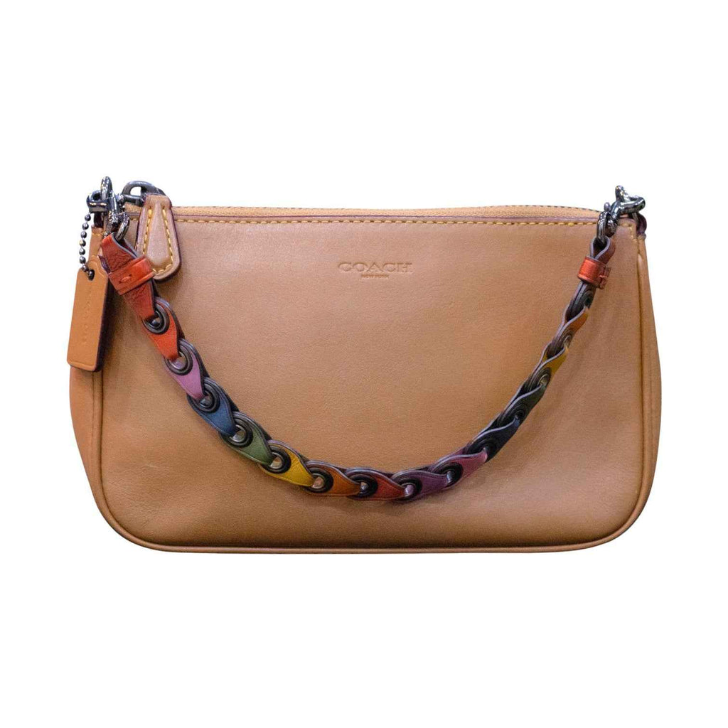 Coach Nolita Wristlet 19 With Coach Link Strap