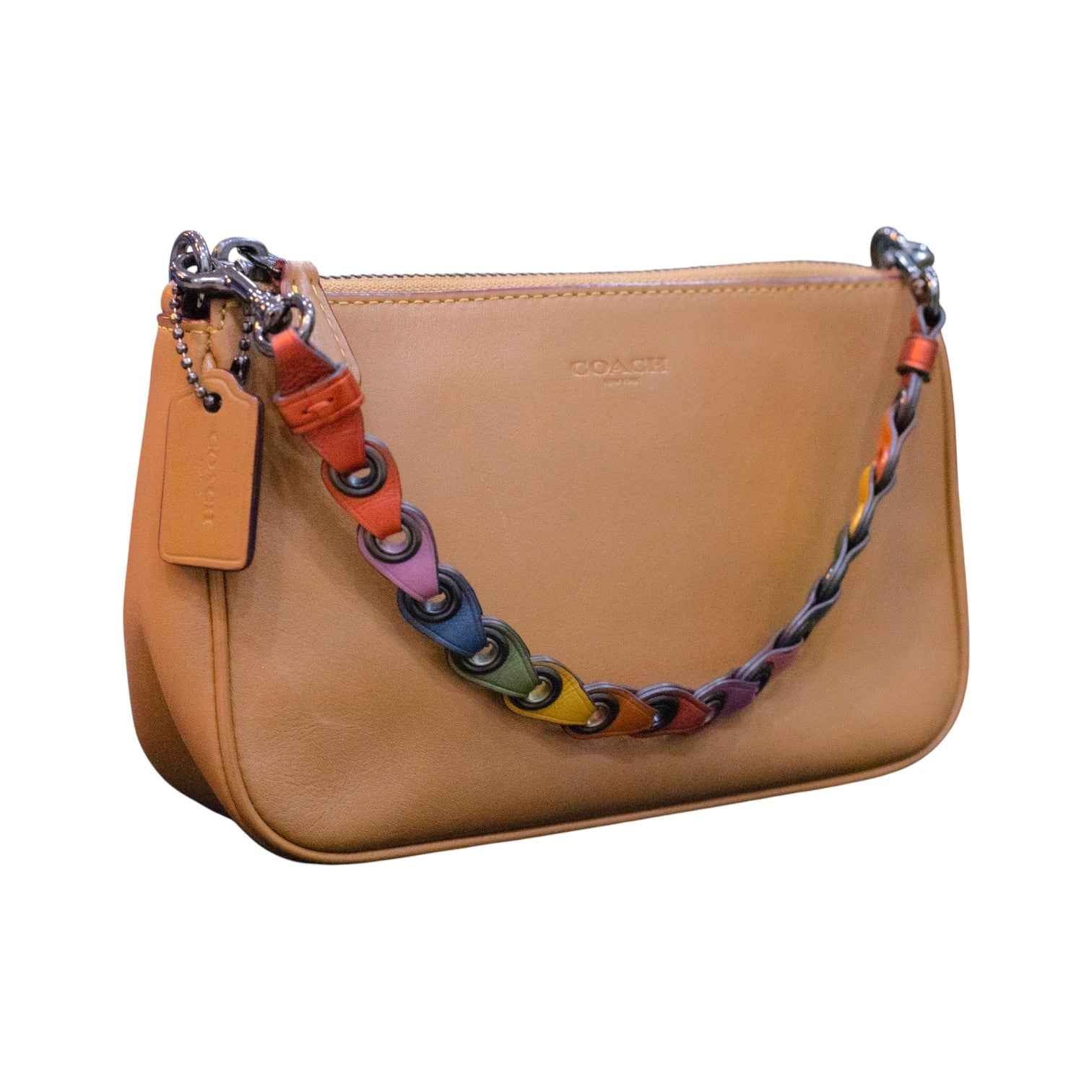 Coach Nolita Wristlet 19 With Coach Link Strap