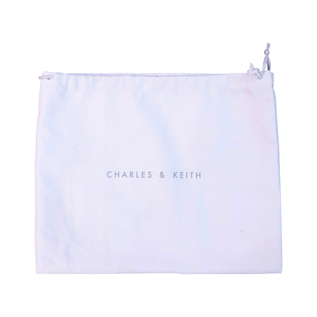 Charles & Keith Mini Quilted Chain-strap Flap Bag