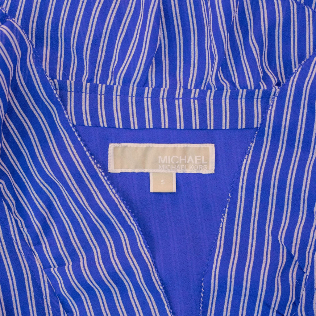 Micheal Kors Striped Blue and White Playsuit