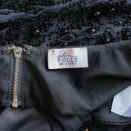 Oh Polly La Desirade Embellished Cowl Neck Crop Top