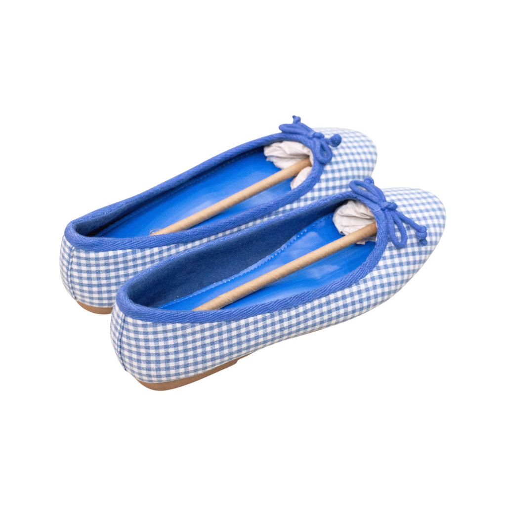 Theater xyz Swans Gingham Blue Ballerina