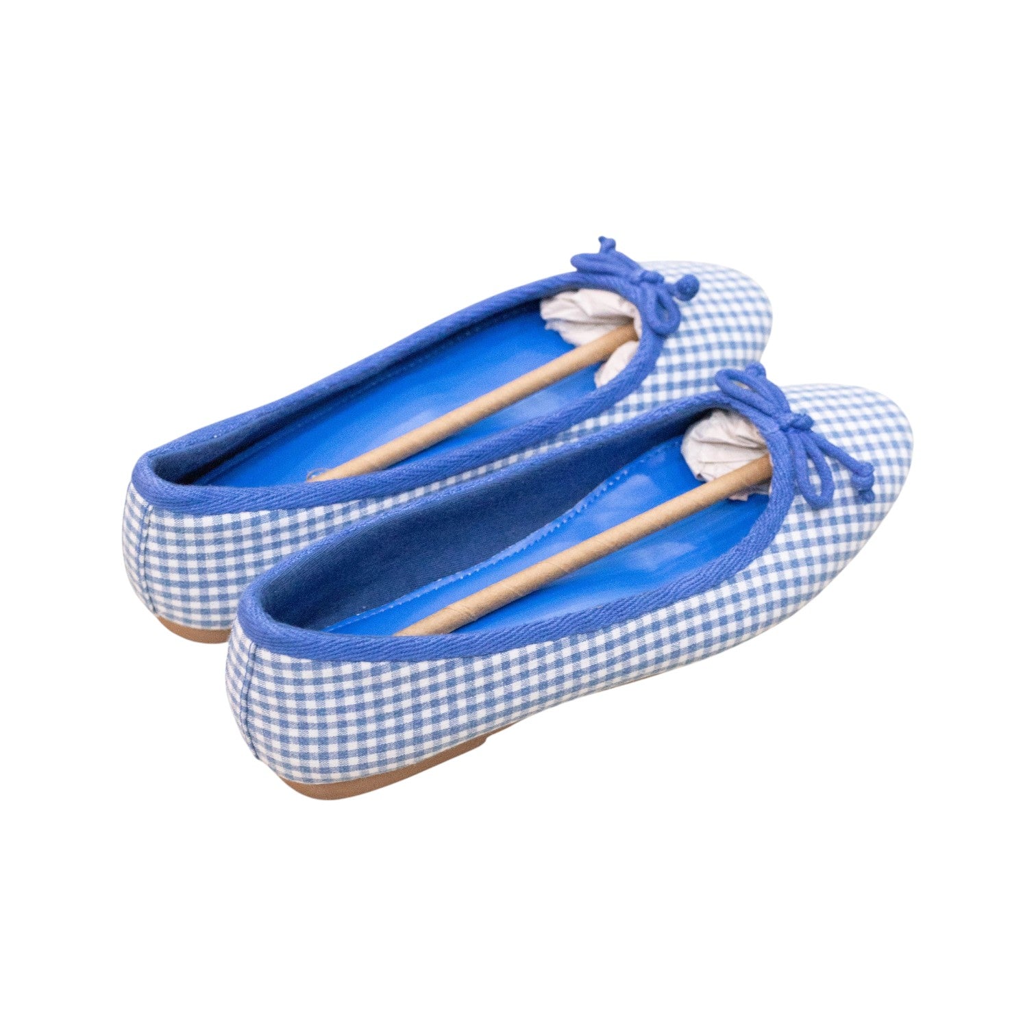 Theater xyz Swans Gingham Blue Ballerina