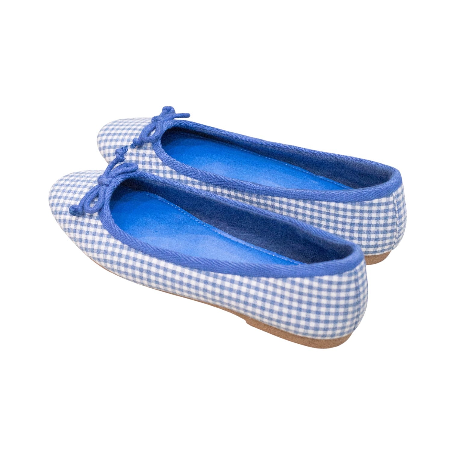 Theater xyz Swans Gingham Blue Ballerina