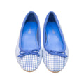 Theater xyz Swans Gingham Blue Ballerina
