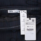Zara Pinstripe Strapless Mini Dress