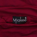 Miakee Gema Mini Dress in Maroon