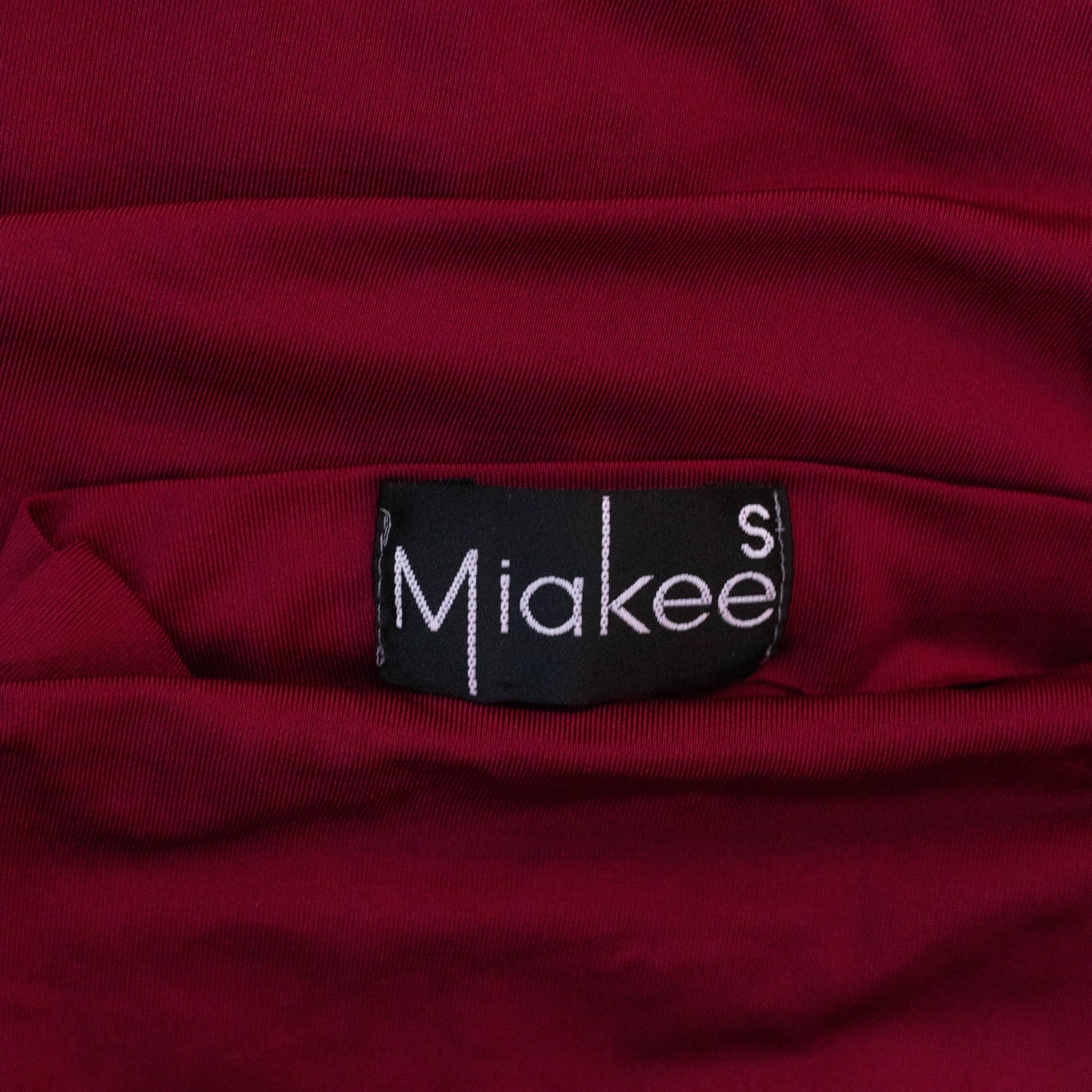 Miakee Gema Mini Dress in Maroon
