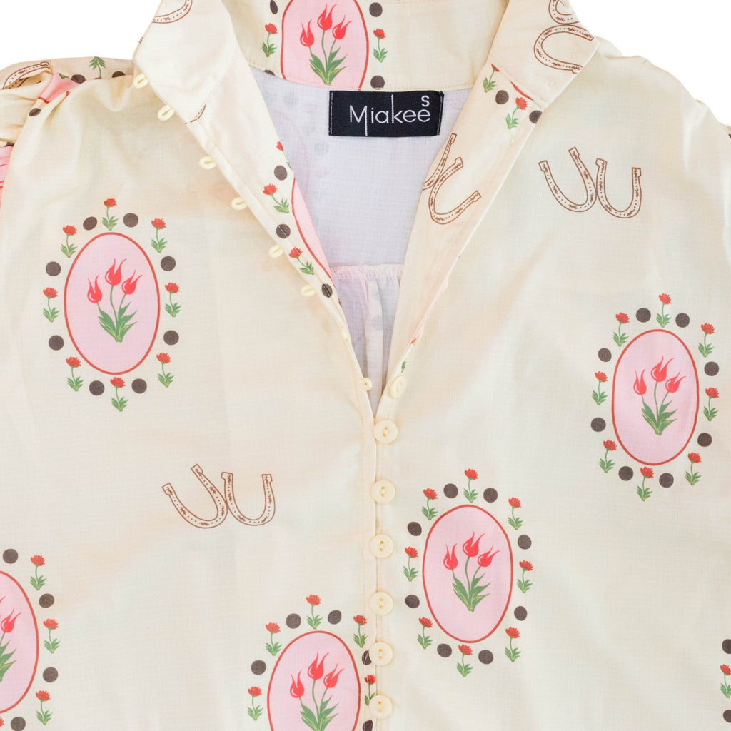 Miakee Floral Co-ord Set with Belt