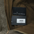 Amit Aggarwal One-Shoulder Copper Gown