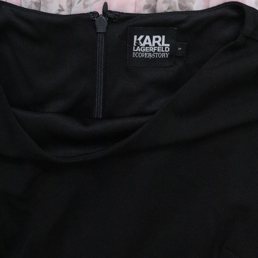 Karl Lagerfeld For Cover Story Floral Print Dress
