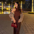 Miakee Coco Maxi Dress in Brown