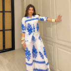 Vastra Maniaa Printed Baggy Co-ord Set for Women | Stylish Summer Wrap Palazzo Set