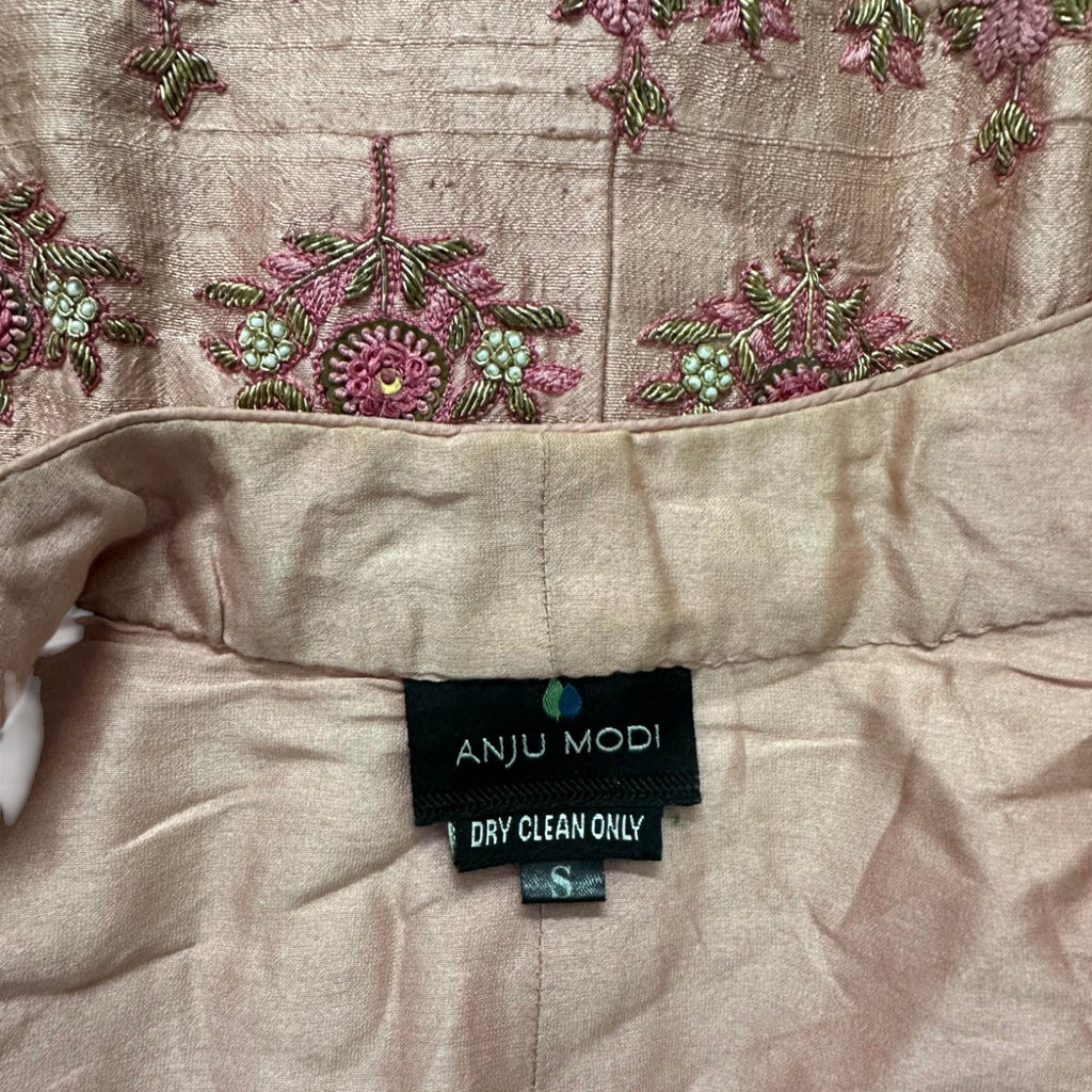 Anju Modi Embroided Sharara Cape Set with Kurti