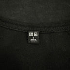 Uniqlo Black Lightweight Open-Front Longline Cardigan