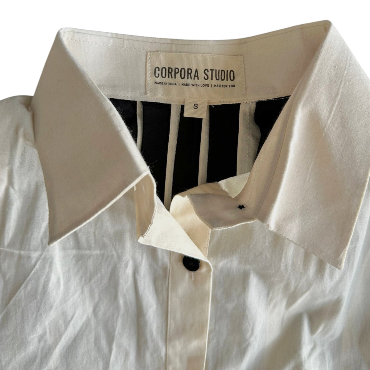 Corpora Studio Organic Cotton Pleated Skirt Co-ord Set