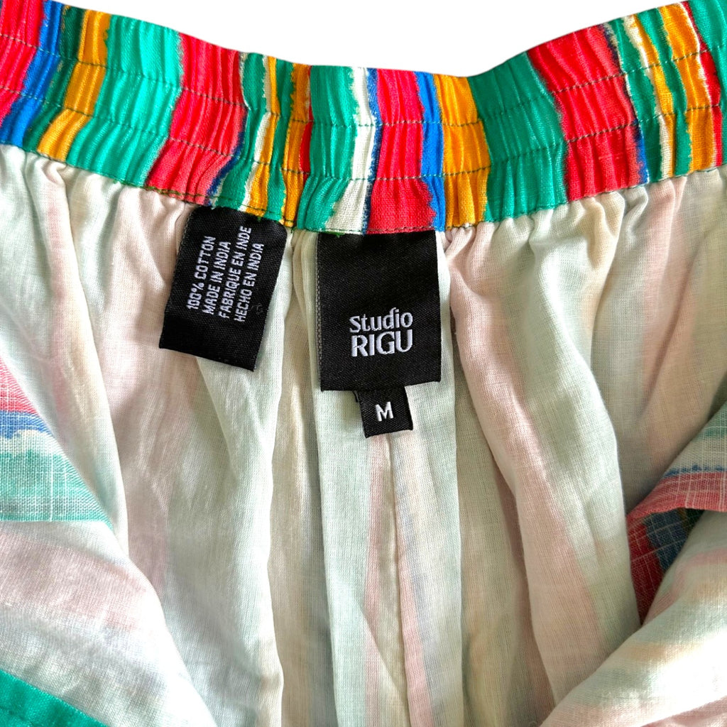 Studio Rigu Birch Shirt & Emroidered Shorts Co-ord Set
