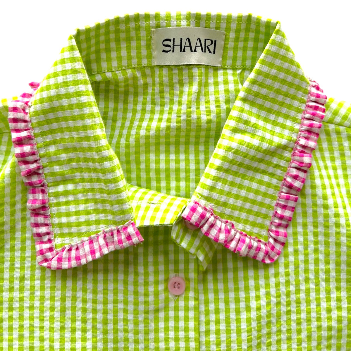Shaari By Shanya Gingham Co-ord Set