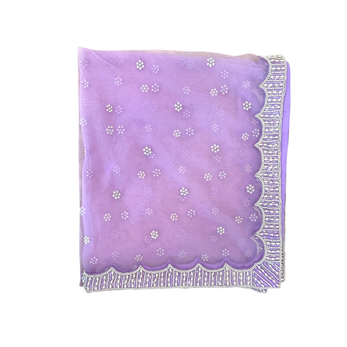 Vvani by Vani Vats Lilac Pearl Chandelier Lehenga Set