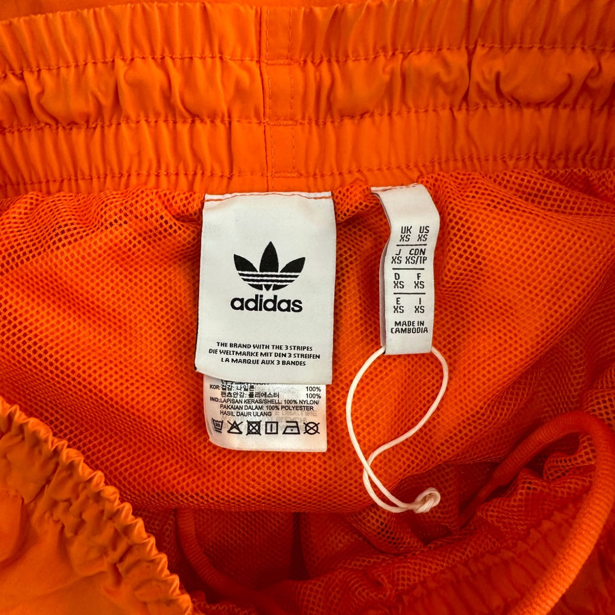 Adidas Originals Orange Jacket and Shorts Co-ord Set