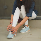 Lino Perros Stellar Nexus Pulse Blue Sneakers