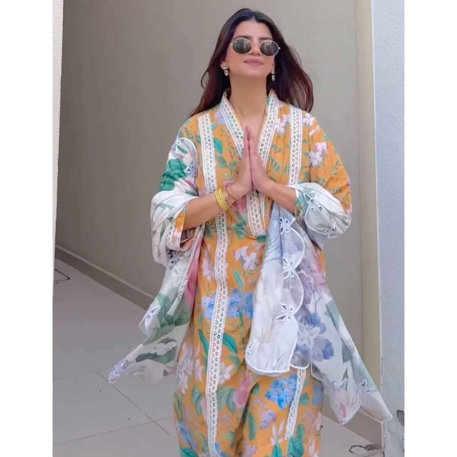 Sage Saga by The Loom Floral Printed Kurta Set of 3
