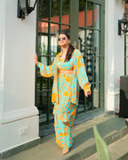 Sil Sila Orange Panther Co-Ord Set of 2