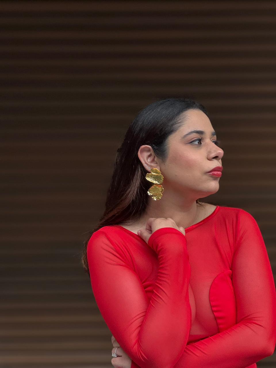 Desconstructed Gold Earrings