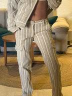 Square Fruit Coconut Drift Jacket and Pants Co-ord Set