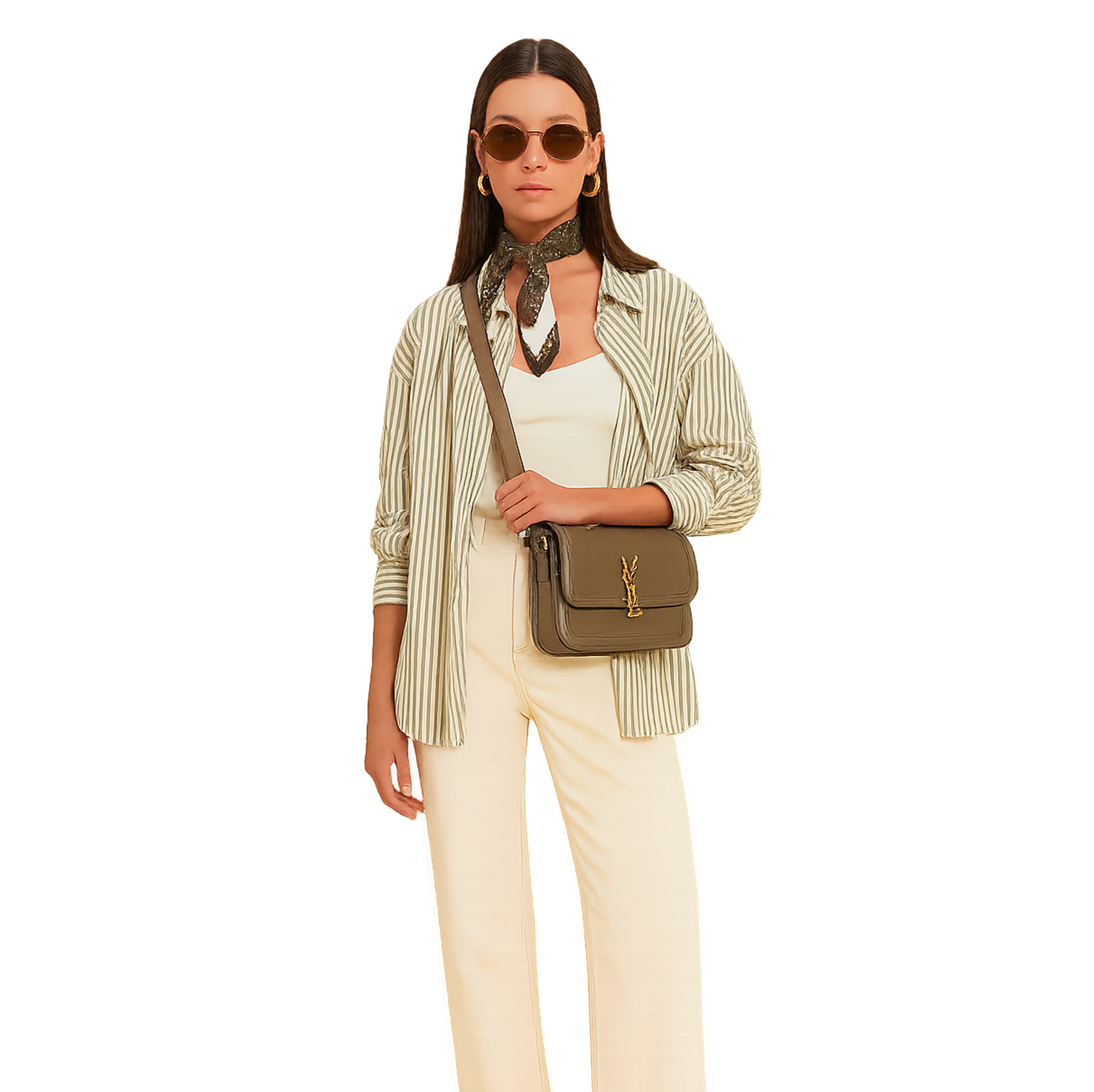 YSL Olive Crossbody Bag