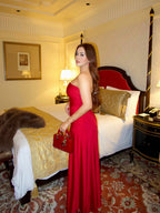 Select Staples Red Flare Tube Dress - Flow Dress
