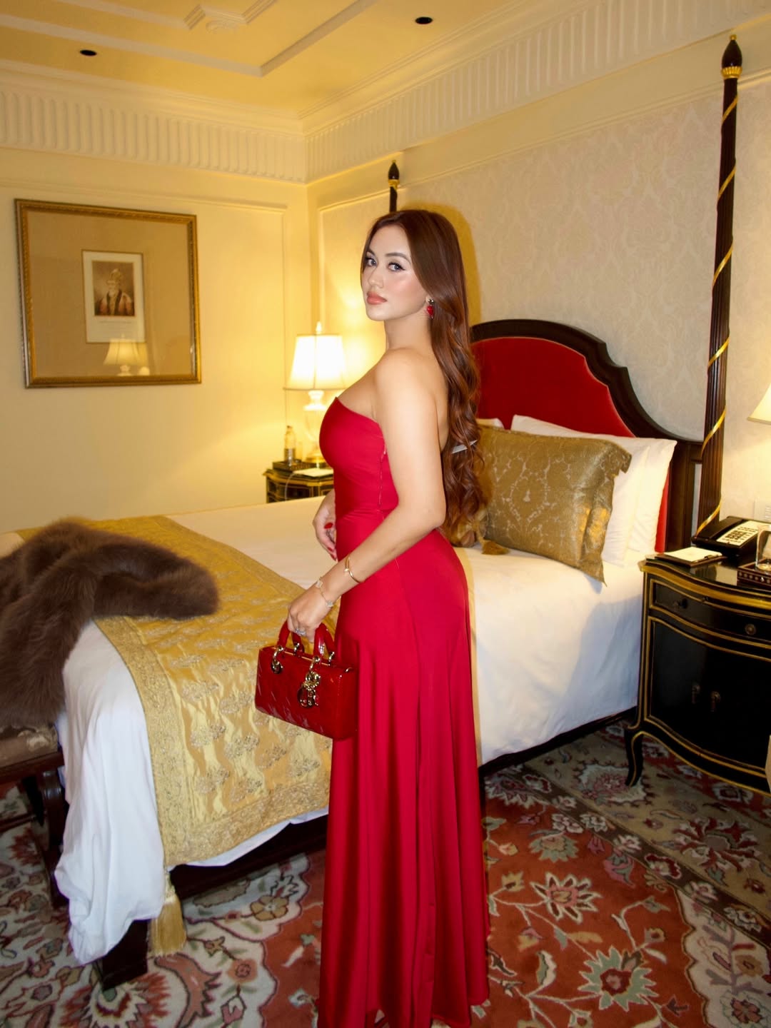 Select Staples Red Flare Tube Dress - Flow Dress