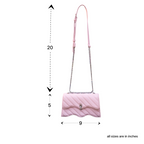 Charles & Keith Mini Quilted Chain-strap Flap Bag