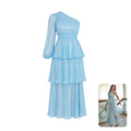 By the Bay One Shoulder Oscar Dress