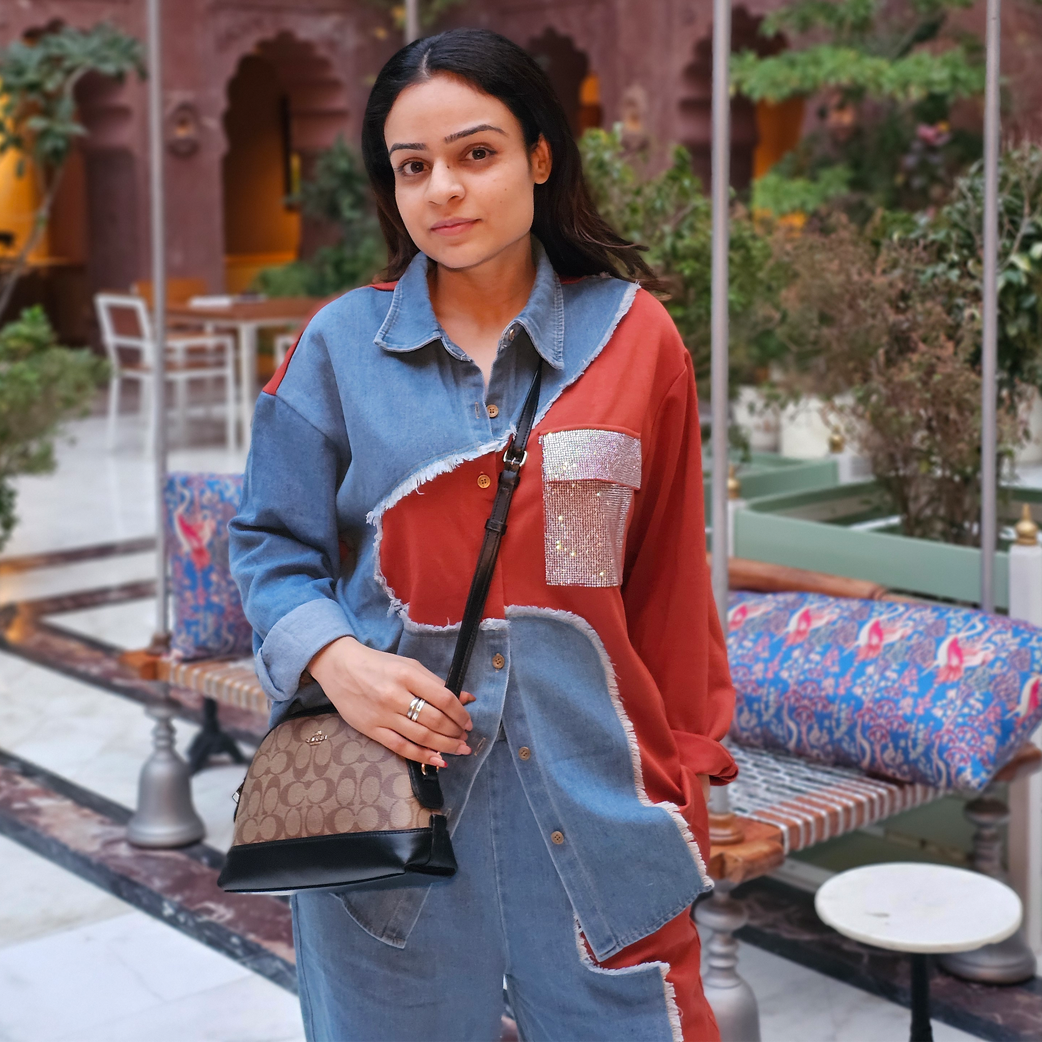 Coach Signature Dome Crossbody Bag