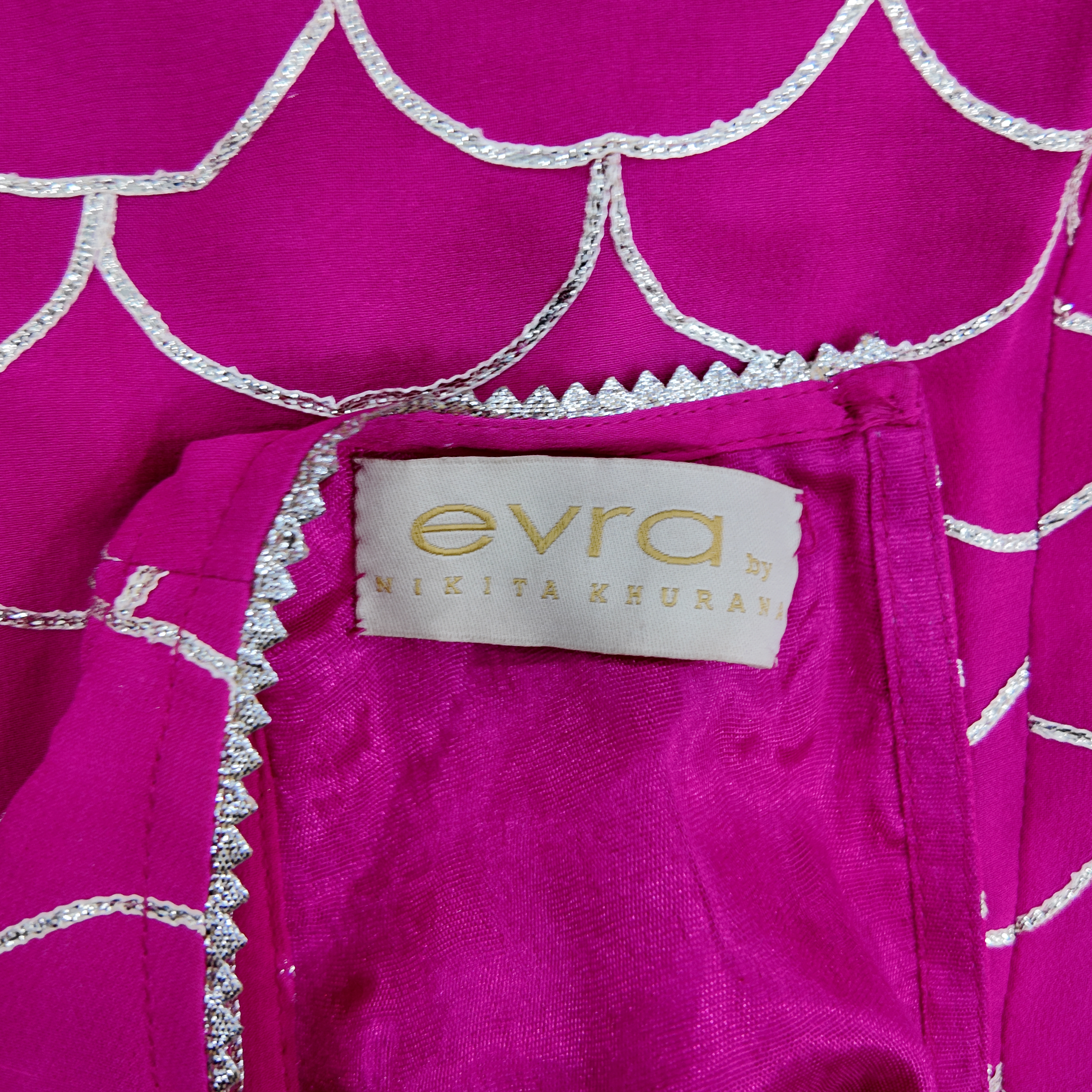 Evra by Nikita Khurana Pink Georgette Gota Patti Sharara Set