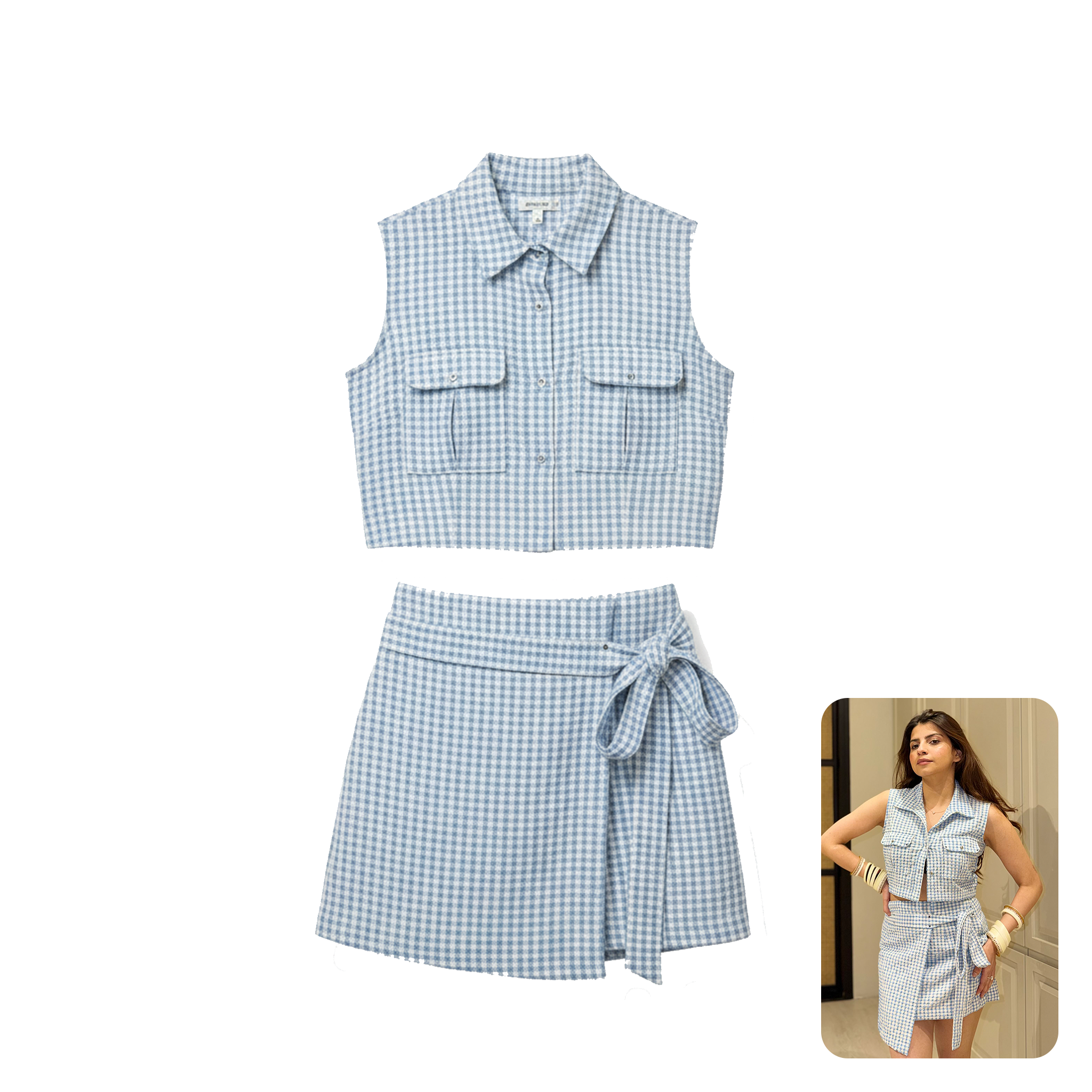 Gingham Co-ord Set