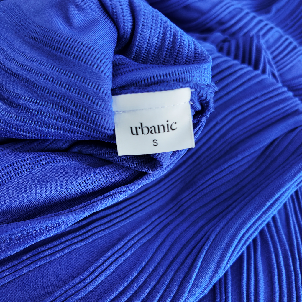 Blue Tropical Maxi Dress