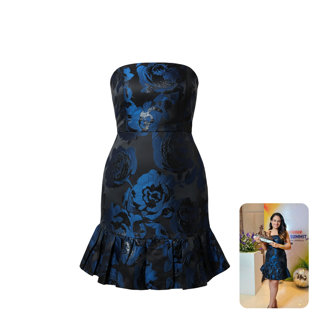 Midnight Blue Tube Dress