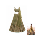 Cedar & Pine Mridula Lehenga Set
