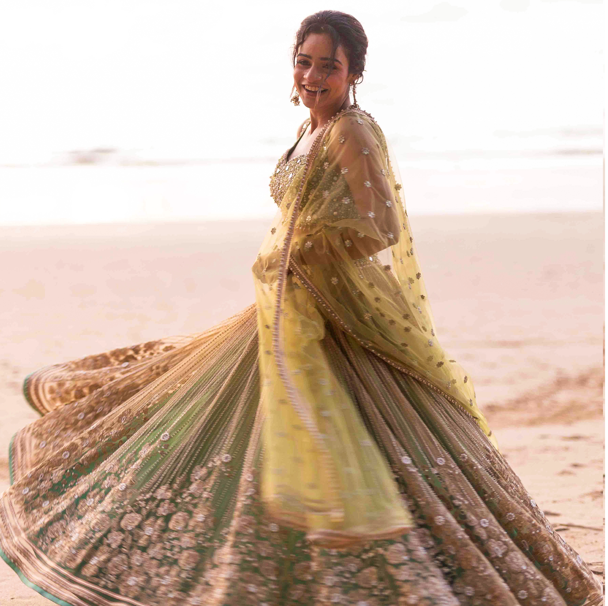 Cedar & Pine Mridula Lehenga Set