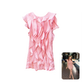 Urth Pink Ruffles Dress