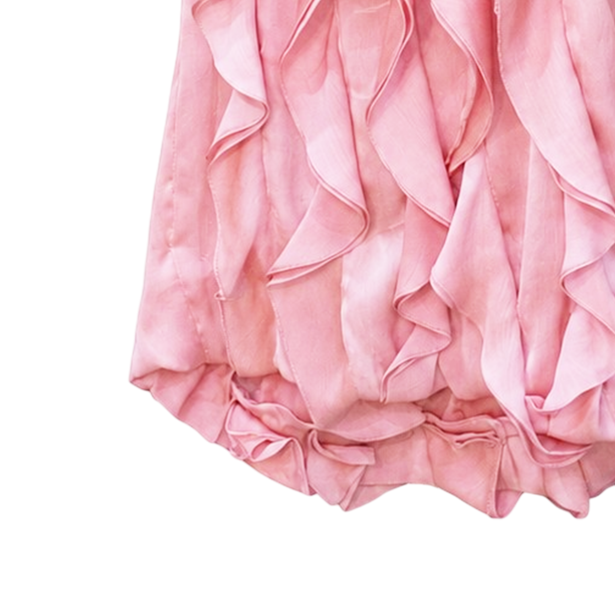 Urth Pink Ruffles Dress