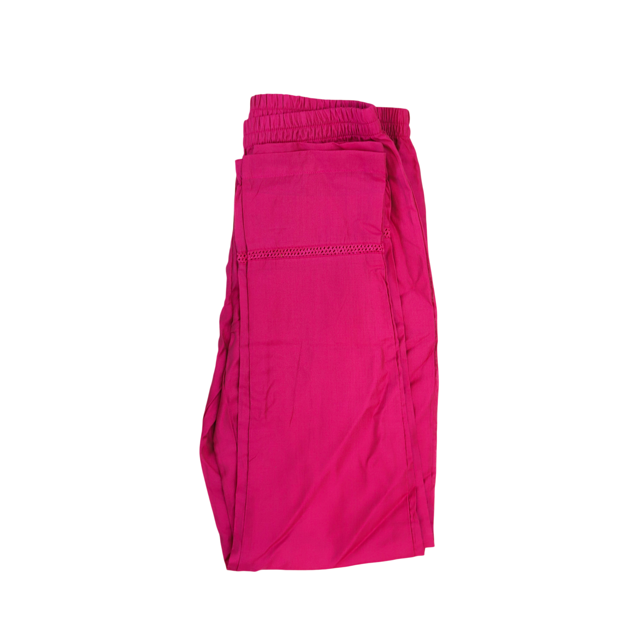 Aachho Hanya Magenta Embroidered Chanderi Suit Set