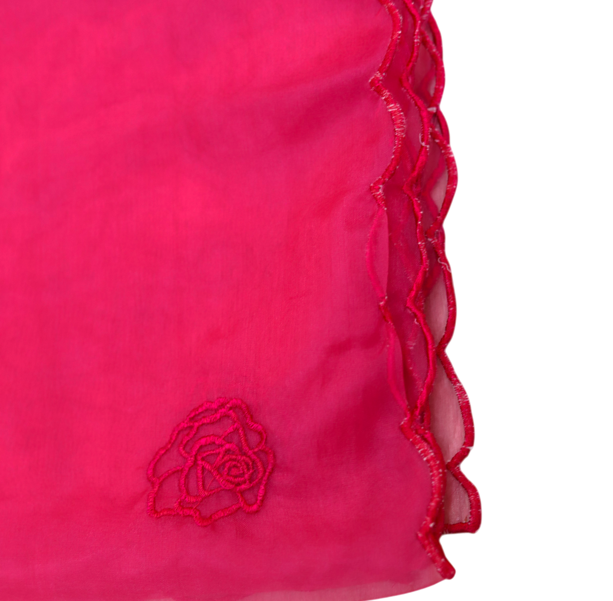 Aachho Hanya Magenta Embroidered Chanderi Suit Set