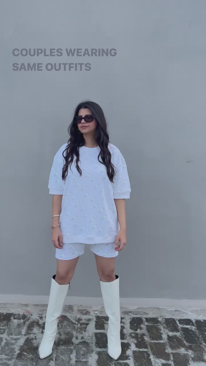 VMXV Cloud White Monogram Lounge Set