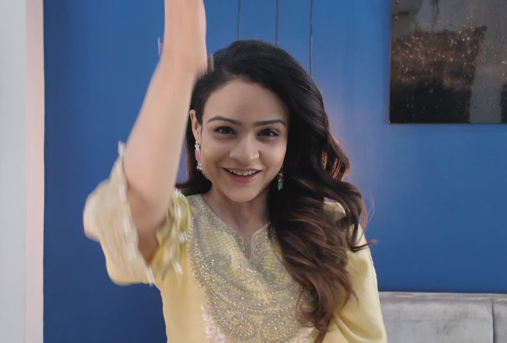 Sheetal Batra Ashira Lemon Yellow Kurta With Salwar