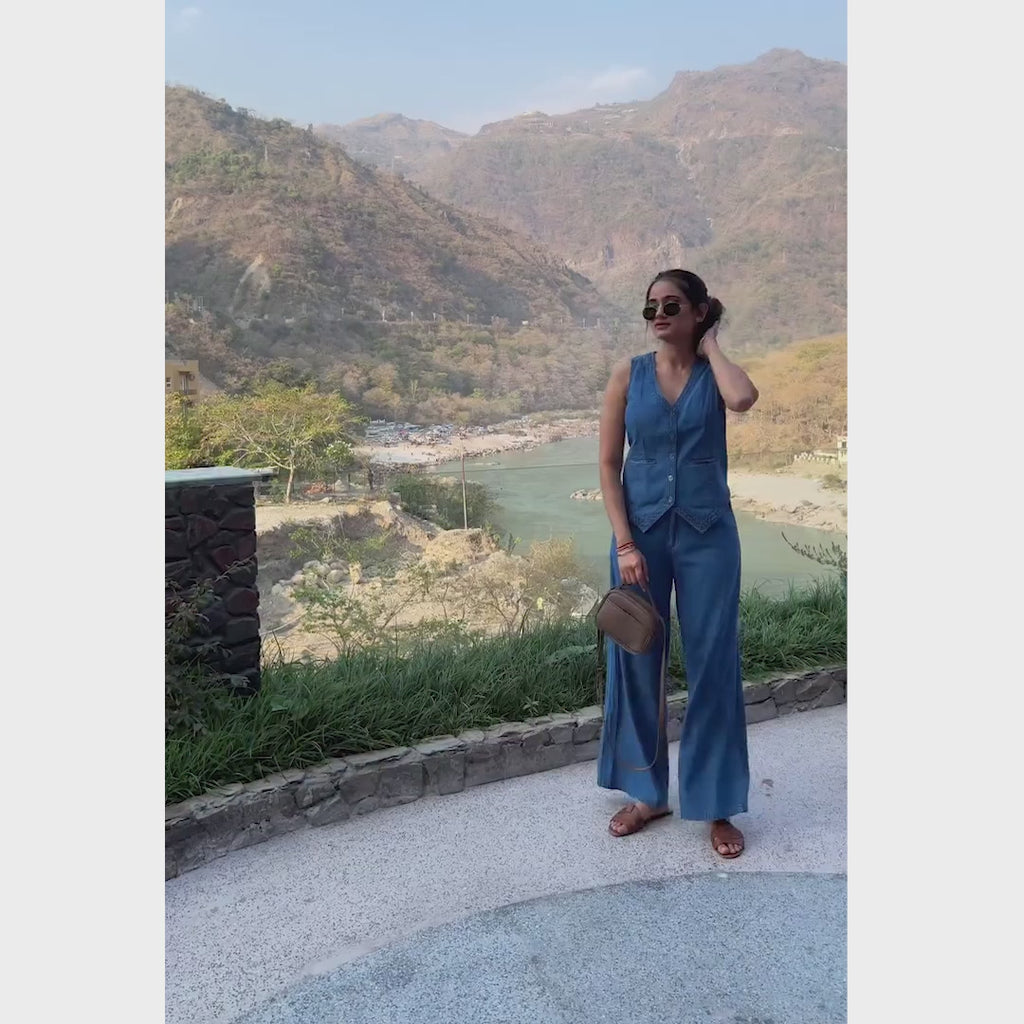 Designs By Queen Bee Denim Co-ord Set