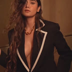 Sötbella Formal Black Blazer and Wide Shorts Co-ord Set