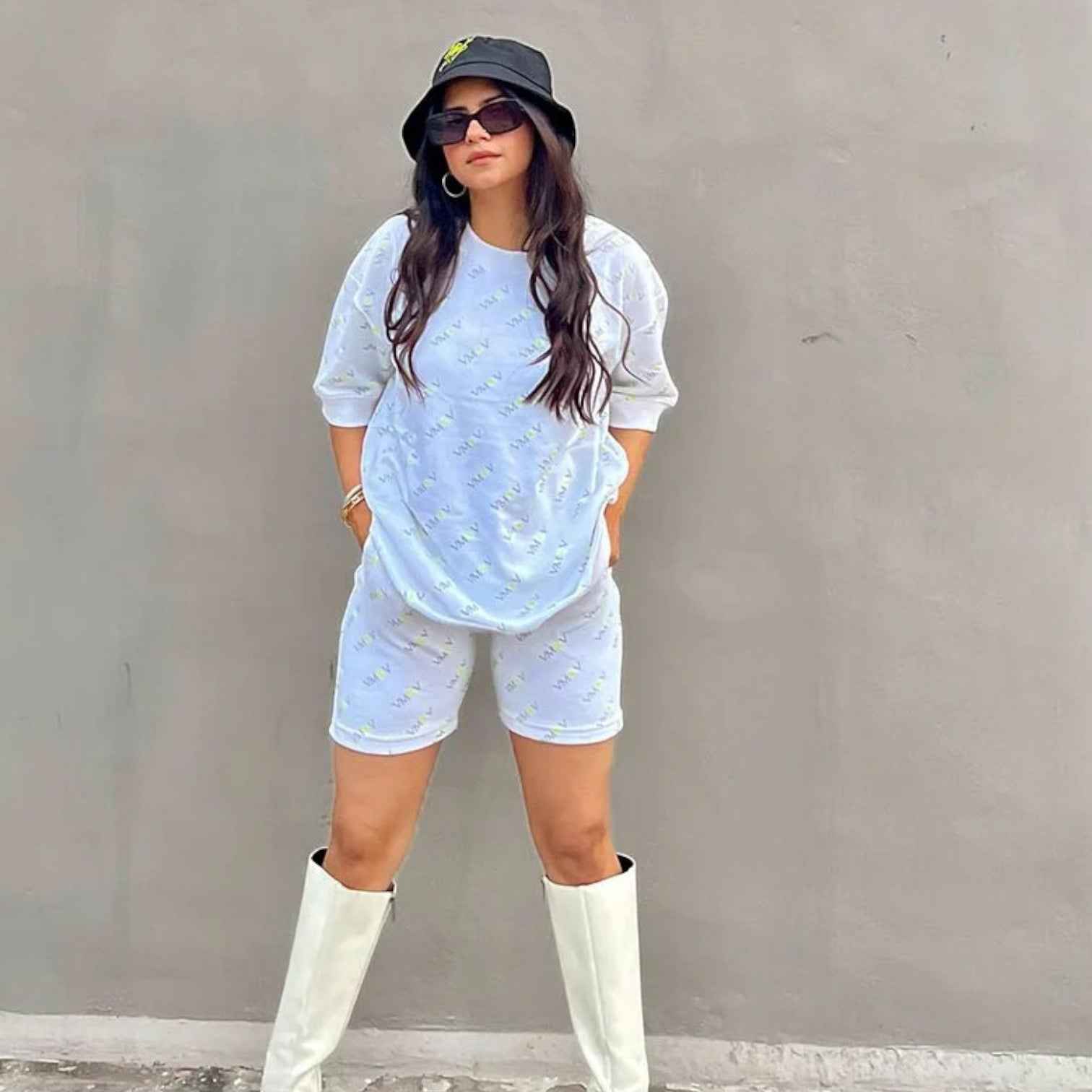 VMXV Cloud White Monogram Lounge Set